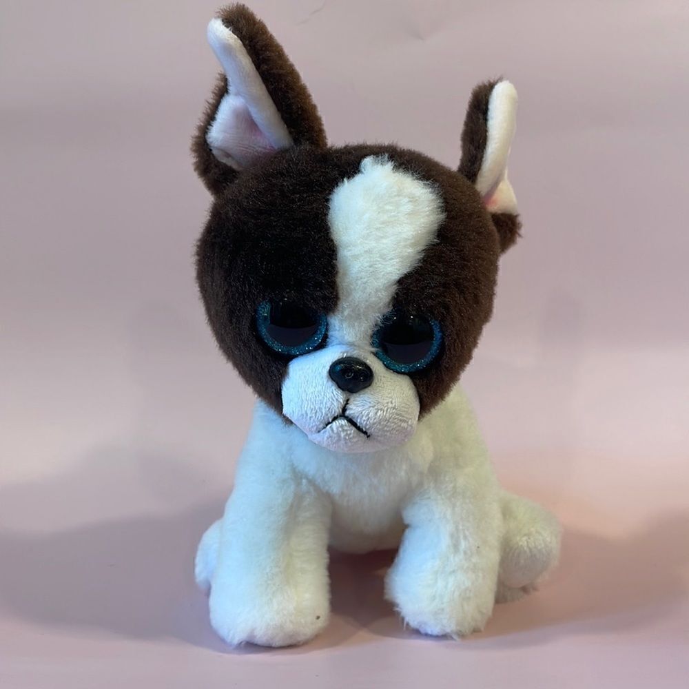 Ty Beanie Boos 2019 Portia the Brown and White Terrier Excellent Used Condition